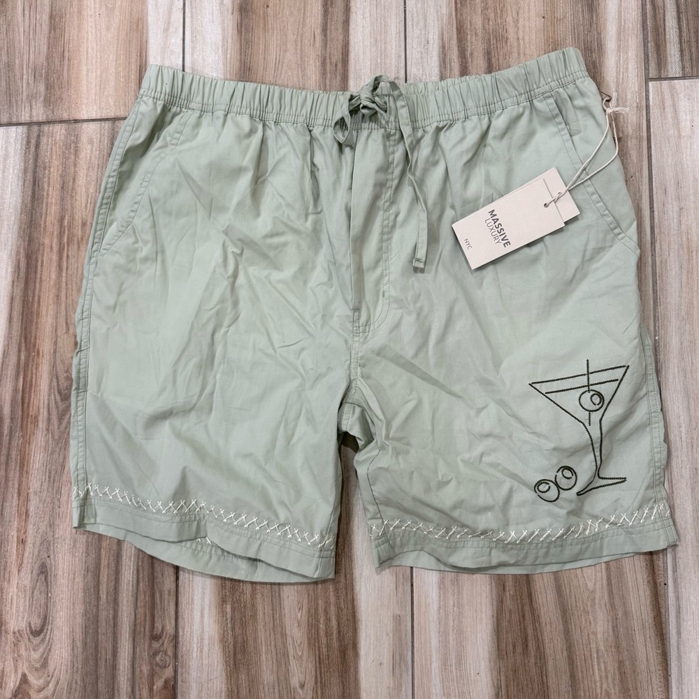 Mason Men's Swim Trunks - Mint Green